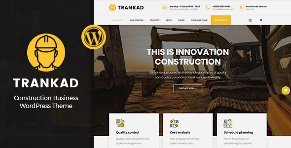 Trankad - Construction WordPress Theme Logo